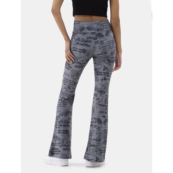 Women's Juniors Pull-On Flare Leg Bell Bottom Hippie Pants Size XS - Picture 7 of 8